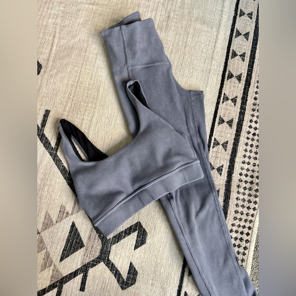 Zella live in ribbed set